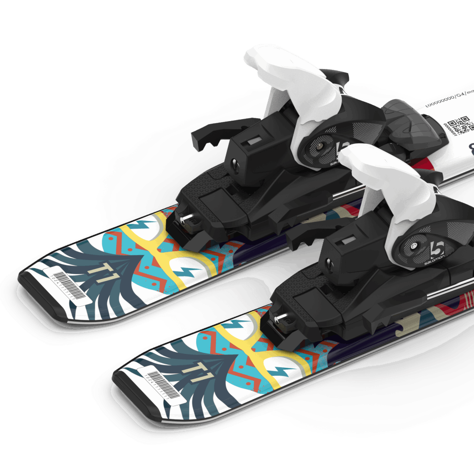 Junior-barns Skipakke T1 Xs (og C5) Hvit-flerfarget