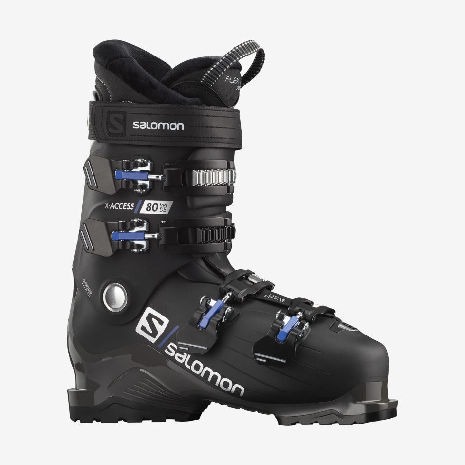 Menns On-piste Boots X Access 80 Bred Svart-hvit