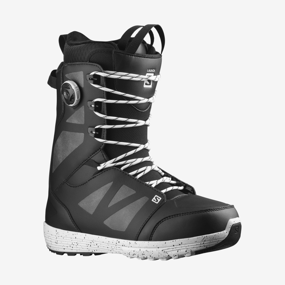 Herre Snowboard Boots Lansering Blonder Boa Sj Svart-hvit