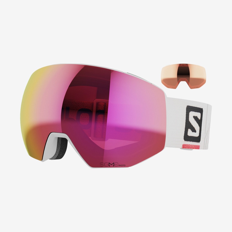 Unisex Briller Radium Prime Sigma Photochromic (og Ekstra Linse) Hvit