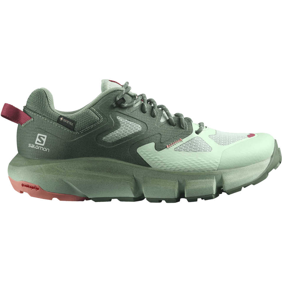 Kvinners Tursko Forutsi Fottur Gore-tex Spray-duck Green-dahlia