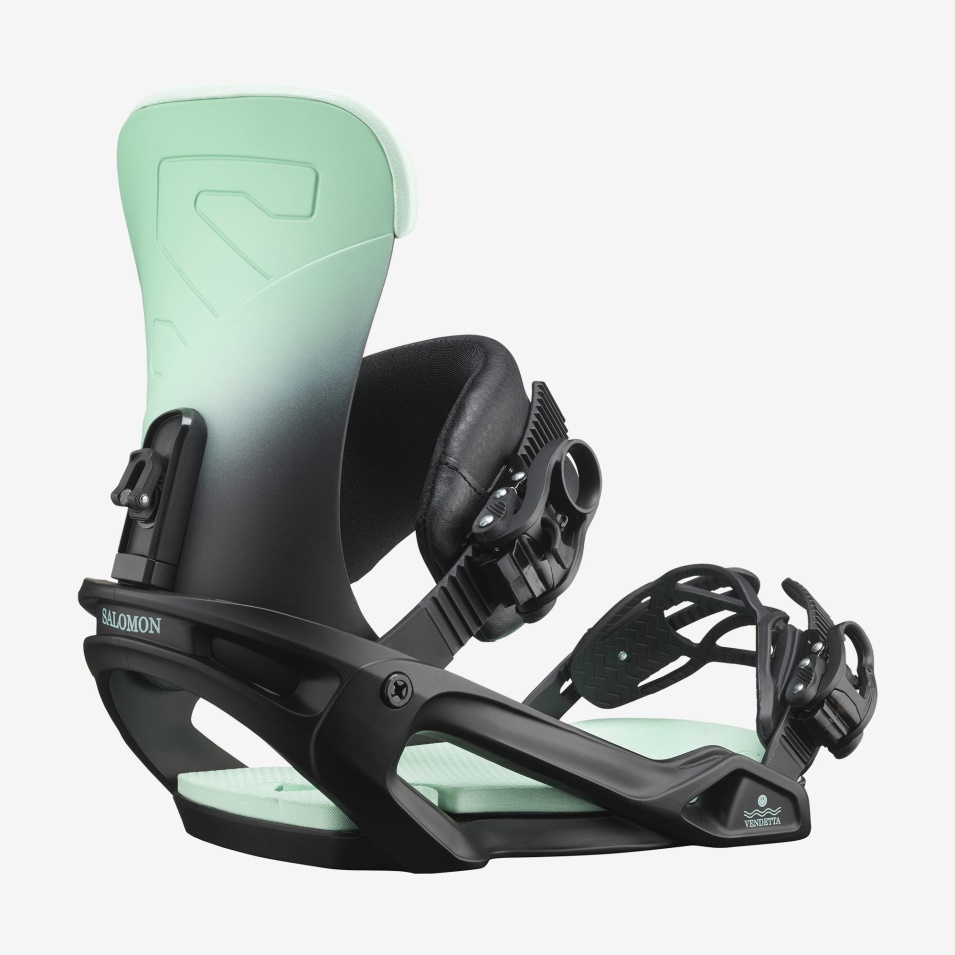 Dame Snowboard Bindinger Vendetta Svart-grønn