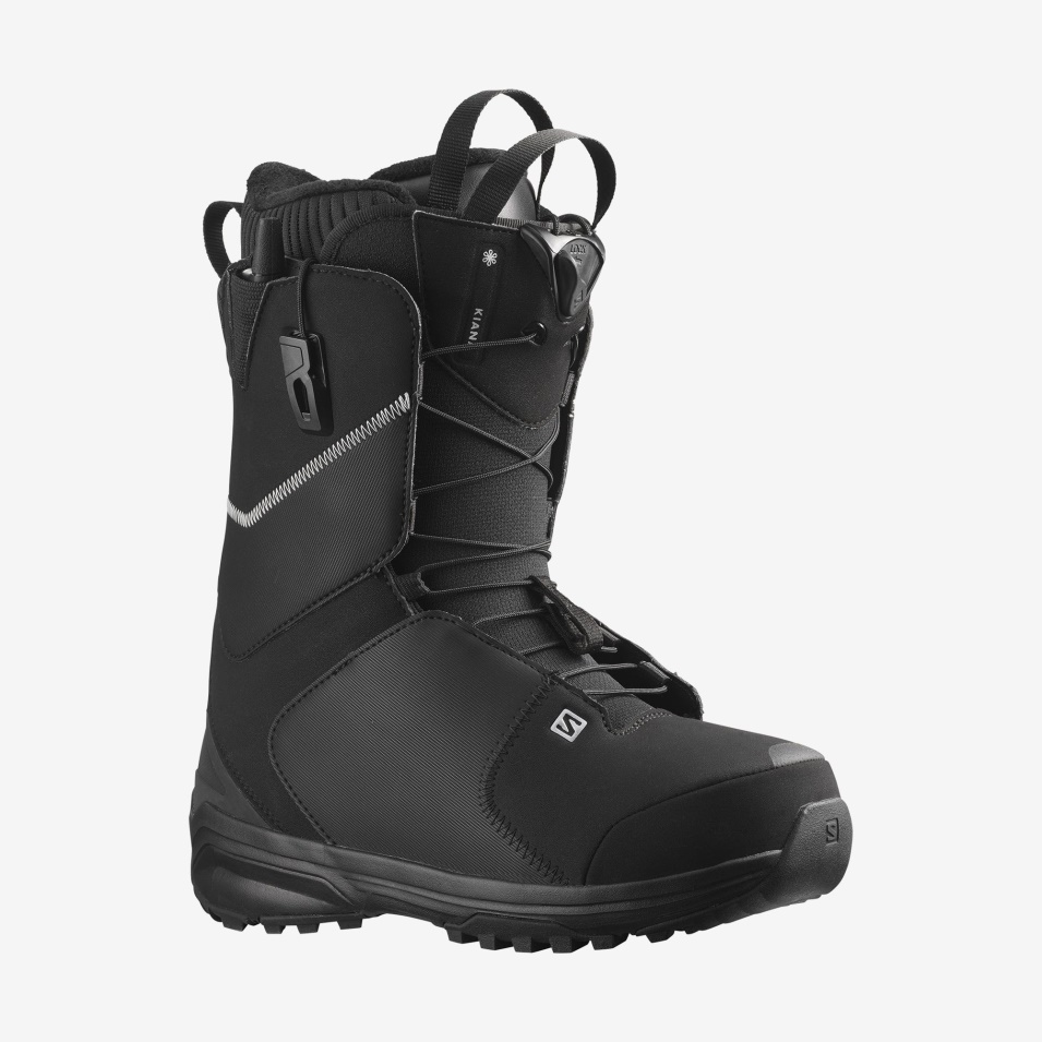 Snowboardstøvler For Kvinner Kiana Svart-sølv