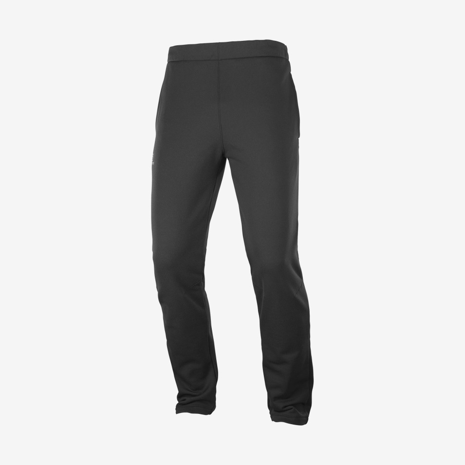 Menns Bukser Essensielle Varm Fleece Svart