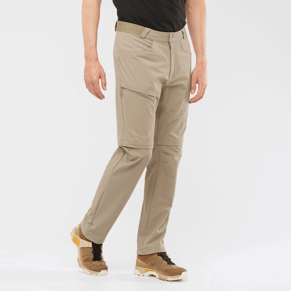 Menns Bukser Wayfarer Zip Off Stekt Cashew