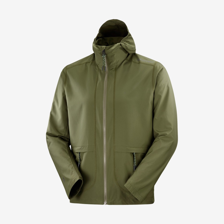 Herre Skalljakke Outlife Packable Shell U Olive Night