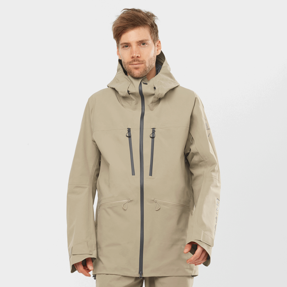 Herre Skalljakke S/lab Qst Gore-tex Pro 3l Stekt Cashew