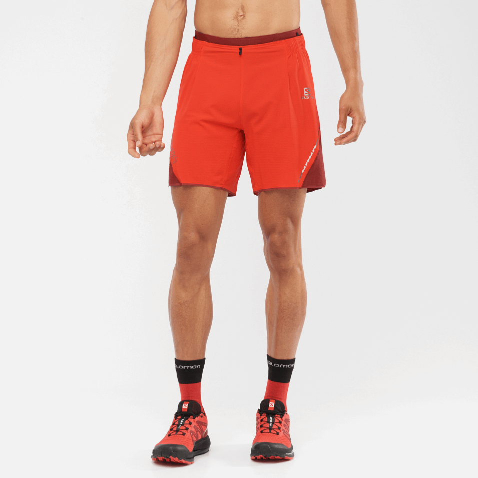 Menns Shorts Sense Aero 7'' Brennende Rød-cabernet