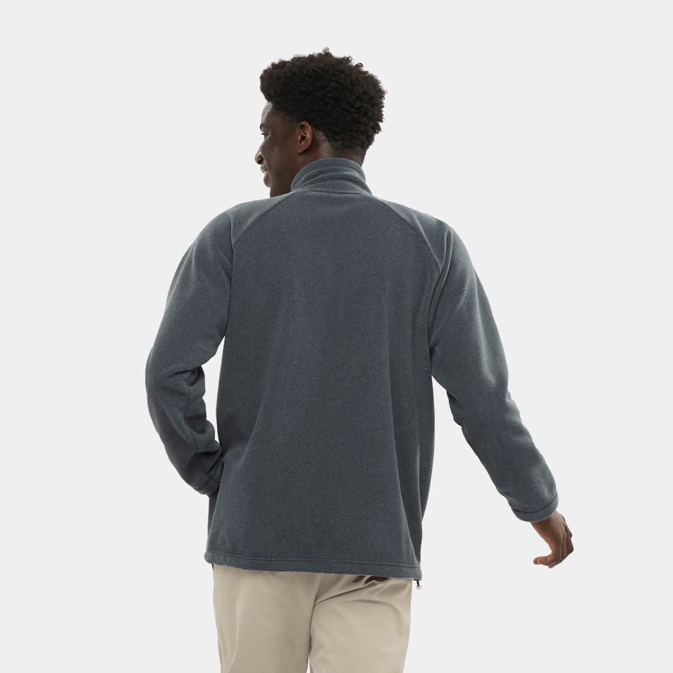 Unisex Halv Glidelås Midlayer Outlife Polartec Halz Glidelås Ibenholt
