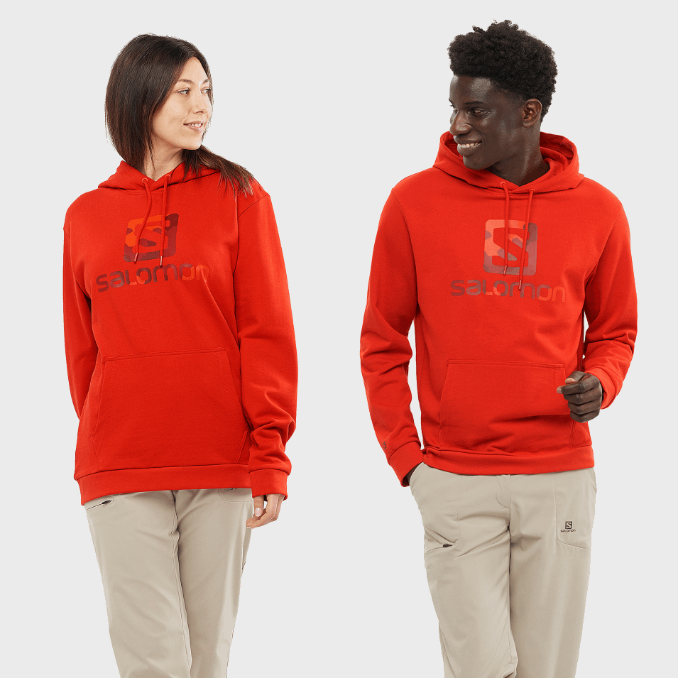 Unisex Hettegenser Outlife Logo Sommer Aura Oransje
