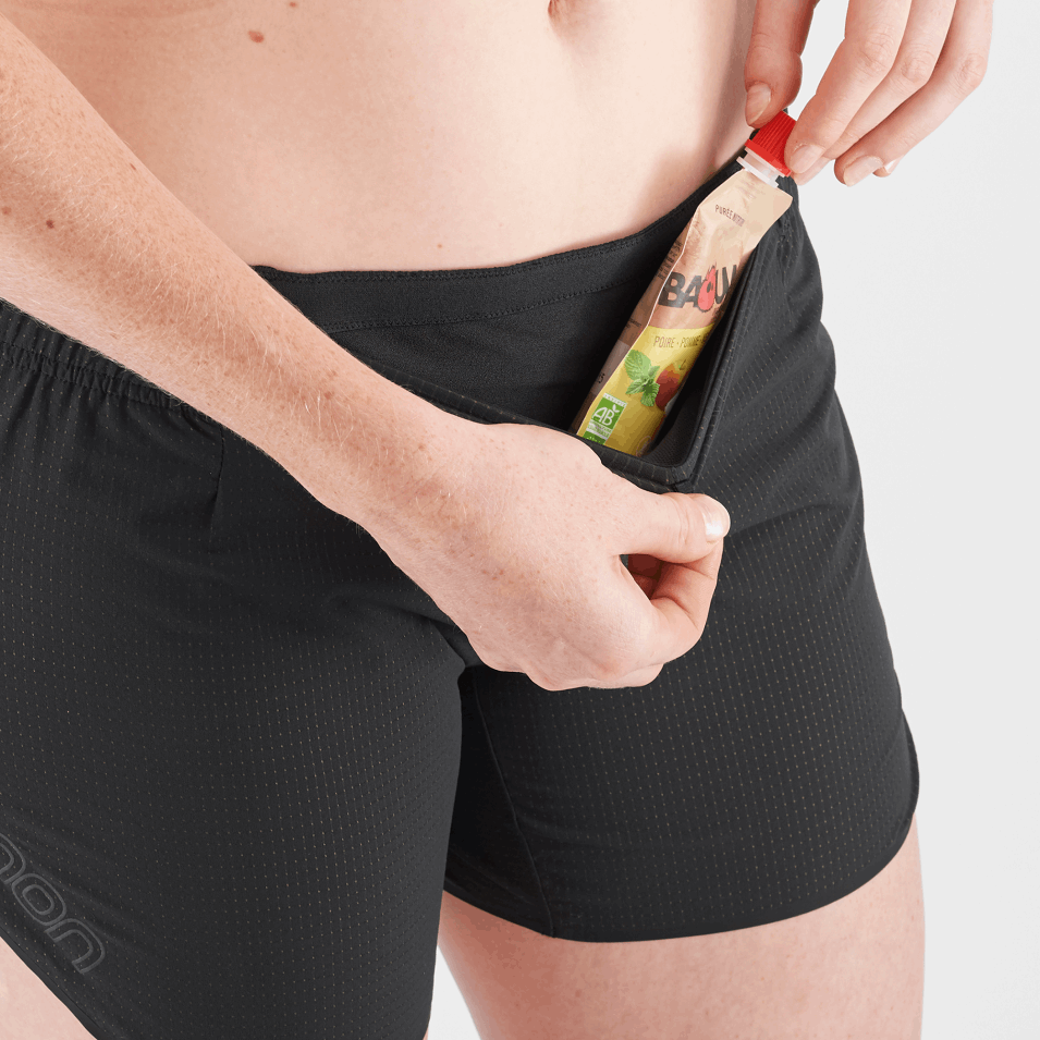 Dameshorts Sense Aero 5'' Svart